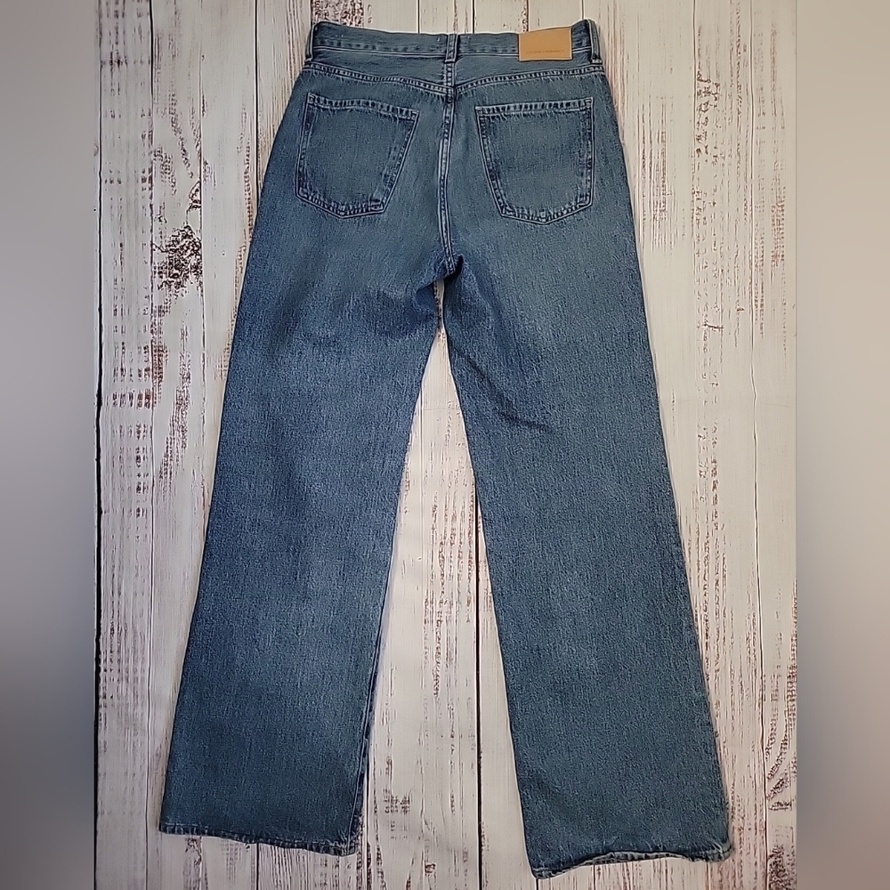 Citizens Of Humanity Annina High Rise Wide Leg Button Fly Jeans in Pinnacle 28 - Picture 10 of 11